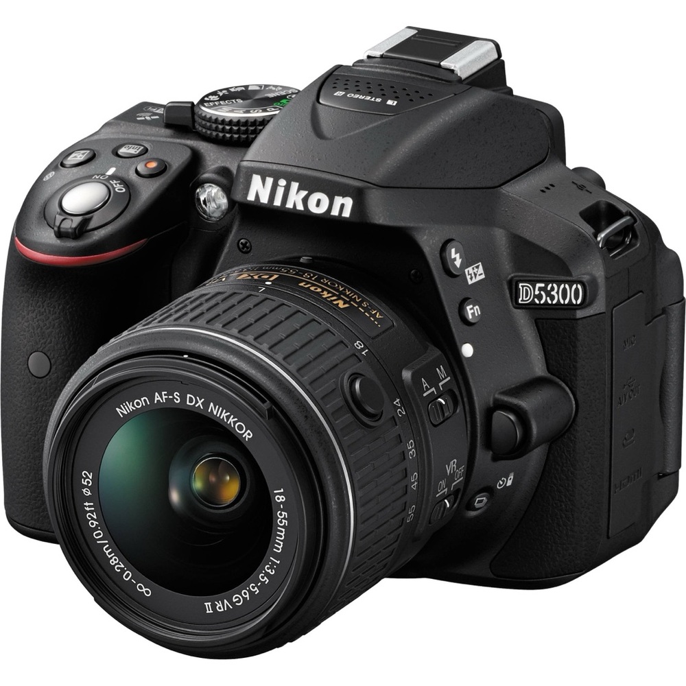 Nikon D5300 w/AFS DX Nikon 18-55 f/3.5-5.6 GII